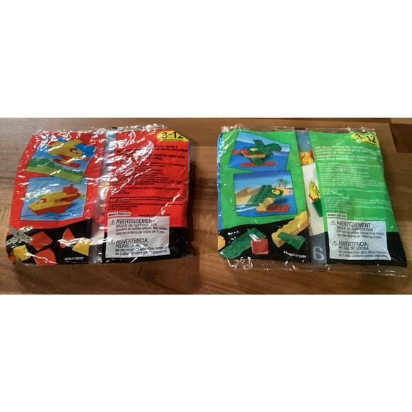 1999 McDonald's Lego Classic #1 and #6 Happy Meal Toys - Picture 3 of 4